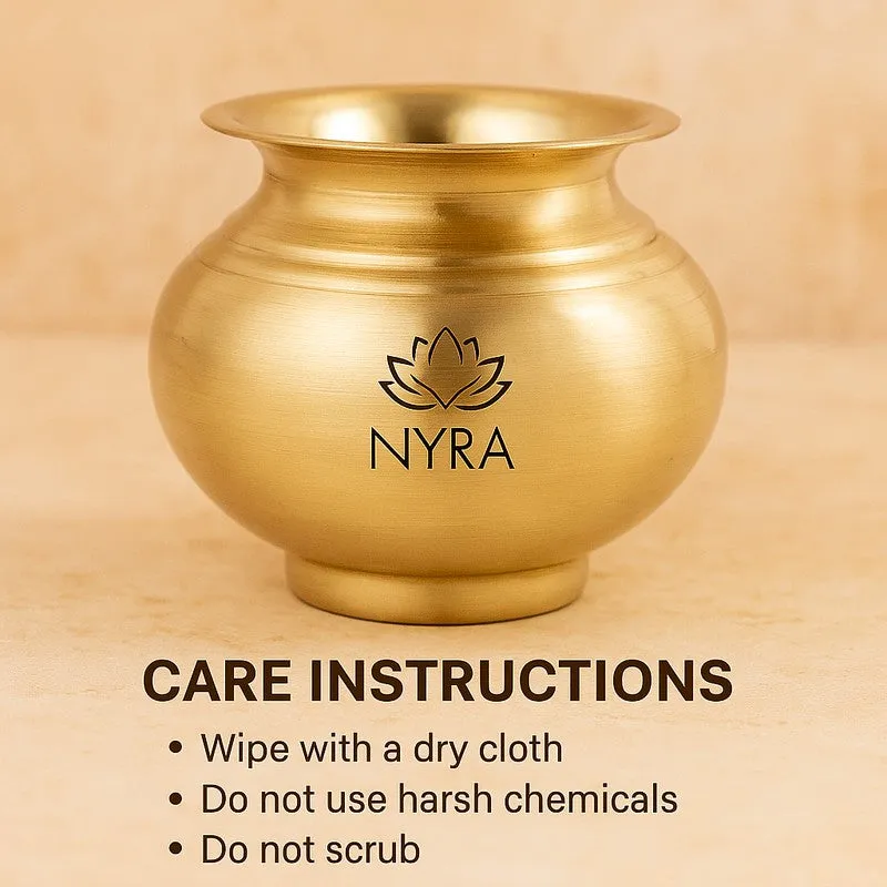 Karwa Brass Lota - 850 ML media 7