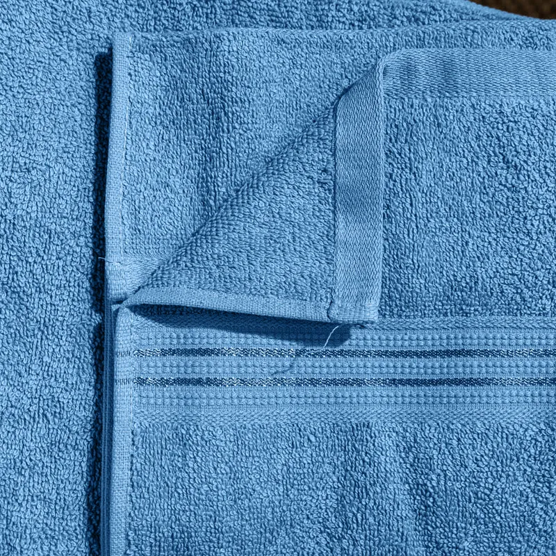 Micro Cotton LuxeDry Solid Bath Towel - Blue media 6