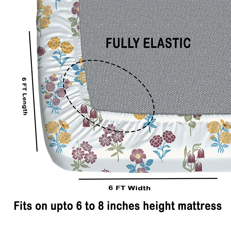Brenda I Fitted Microfiber Microfiber Bedsheet - 150 GSM media 7