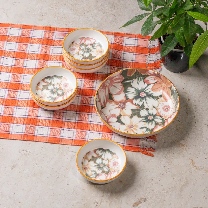 Petal Grace Serving Bowl - Seven Piece Set media 3