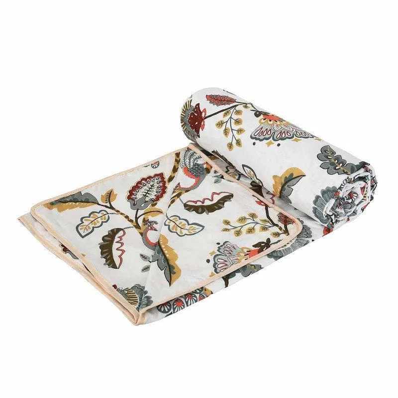 Tropical Lush MulMul Yellow Cotton Dohar media 6
