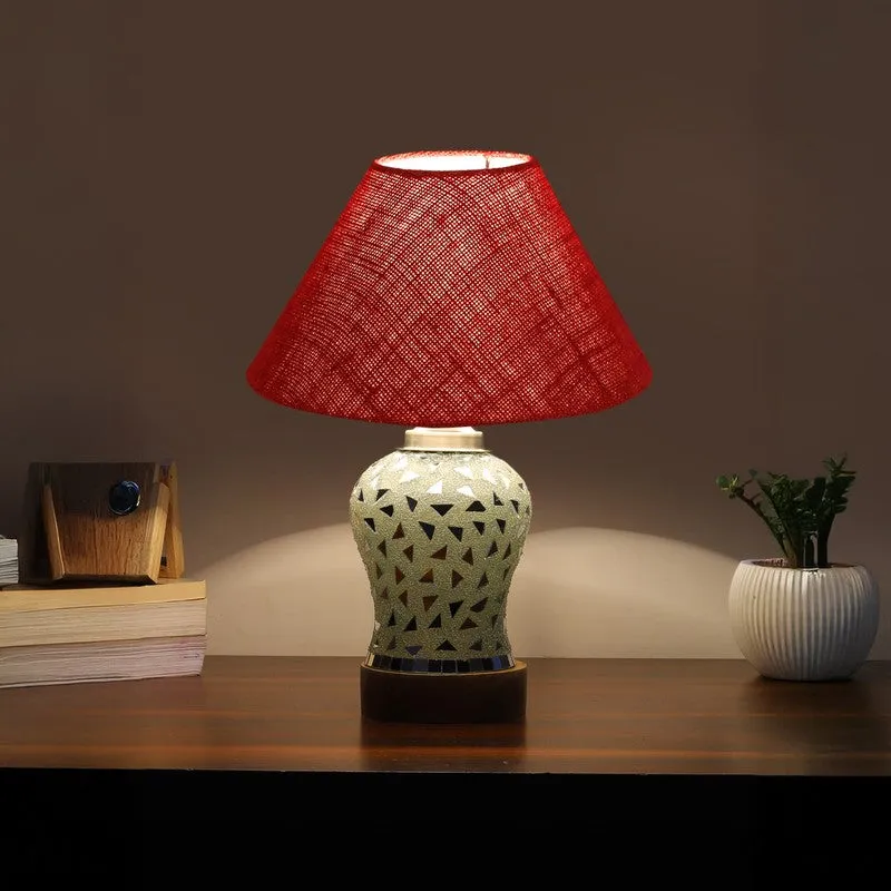 Serelle Wooden Table Lamp - Multicolor media 1