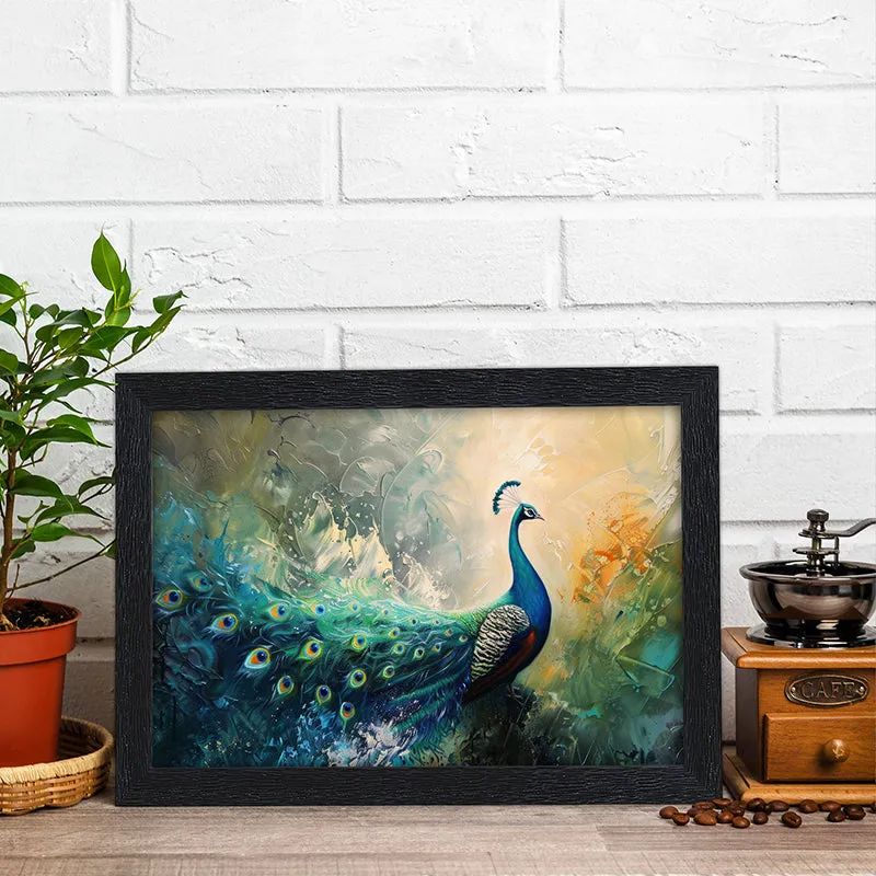 Majesty Of Mayura Wall Painting media 3