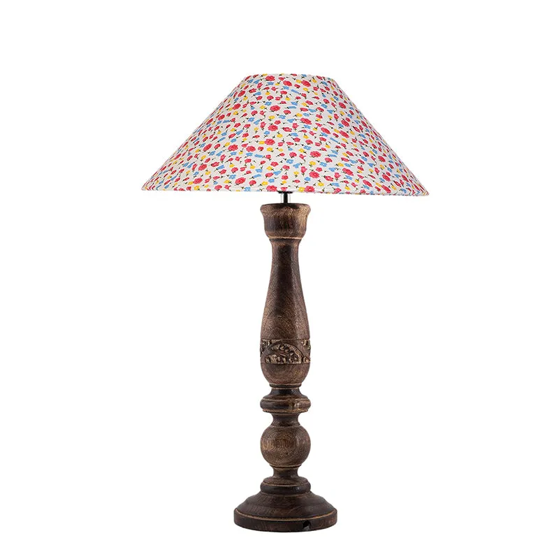 Nihara Color Splash Fabric Table Lamp - Multicolor media 3