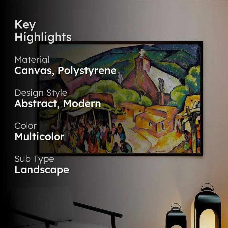 Feast Day Canvas Painting - Black Frame media 2
