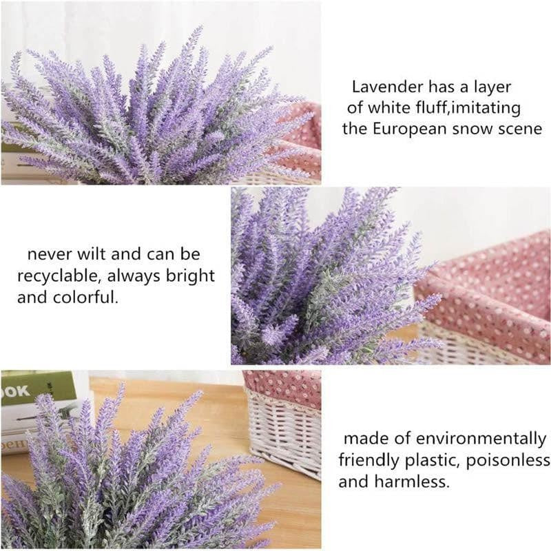 Faux Lavender Plastic Floral Sticks image 8