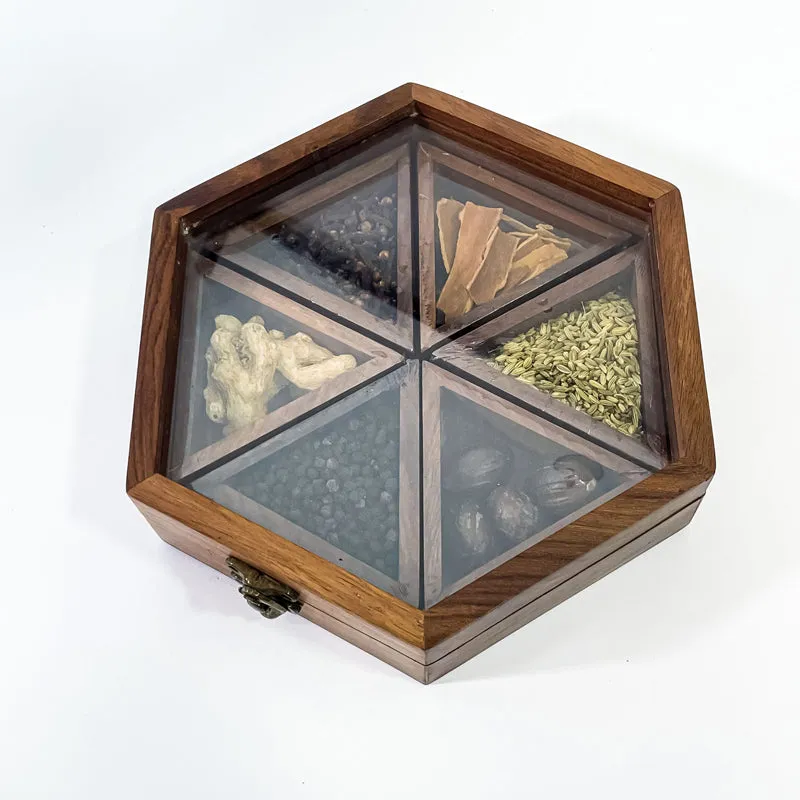 Rosewood Hexagon Masala Box media 8