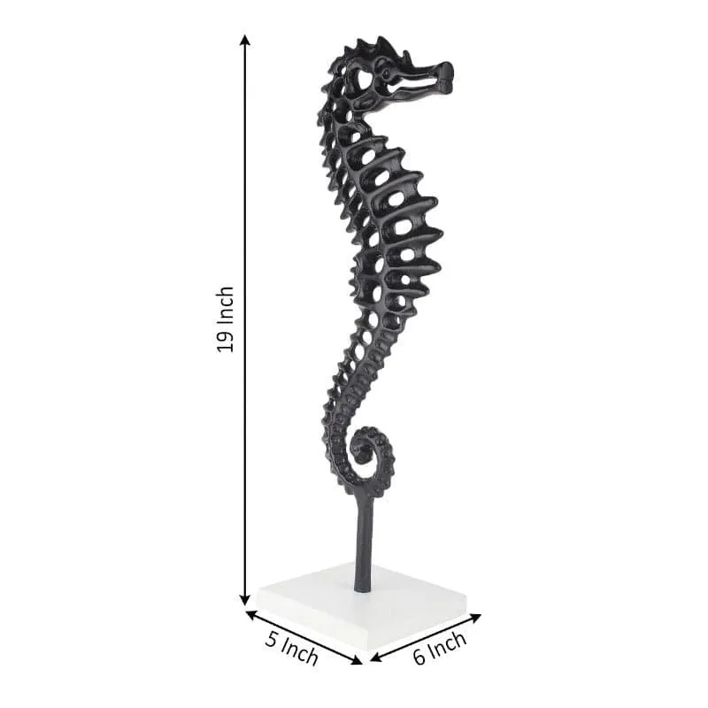 Seahorse Shine Showpiece - Black media 4