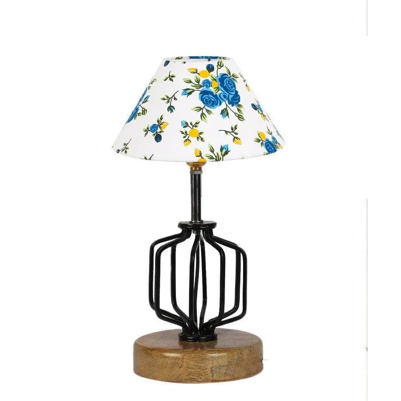 Floral Cosmo Fabric Table Lamp media 4
