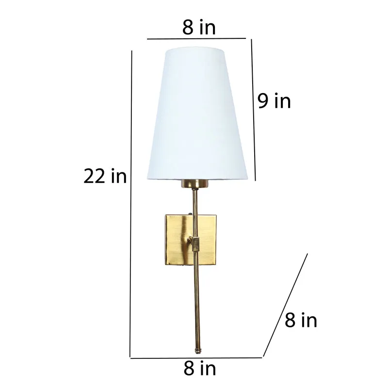 Joan Iron Wall Lamp - White media 9