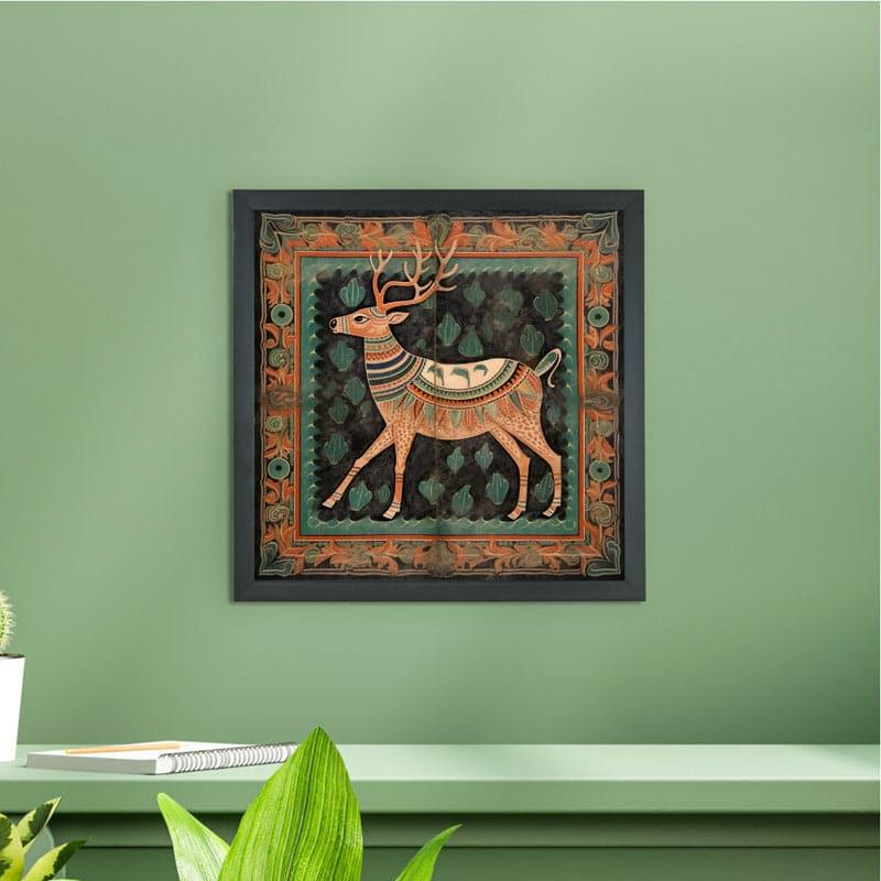 Deer Drona Canvas Wall Art