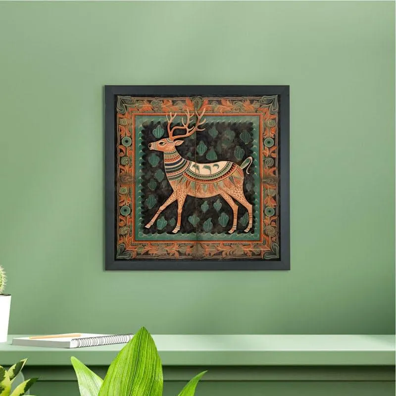 Deer Drona Canvas Wall Art media 1