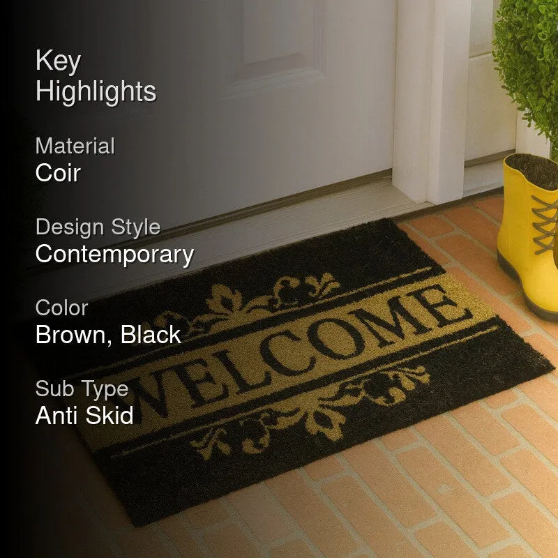 Gold Gate Coir Door Mats - Brown & Black media 2