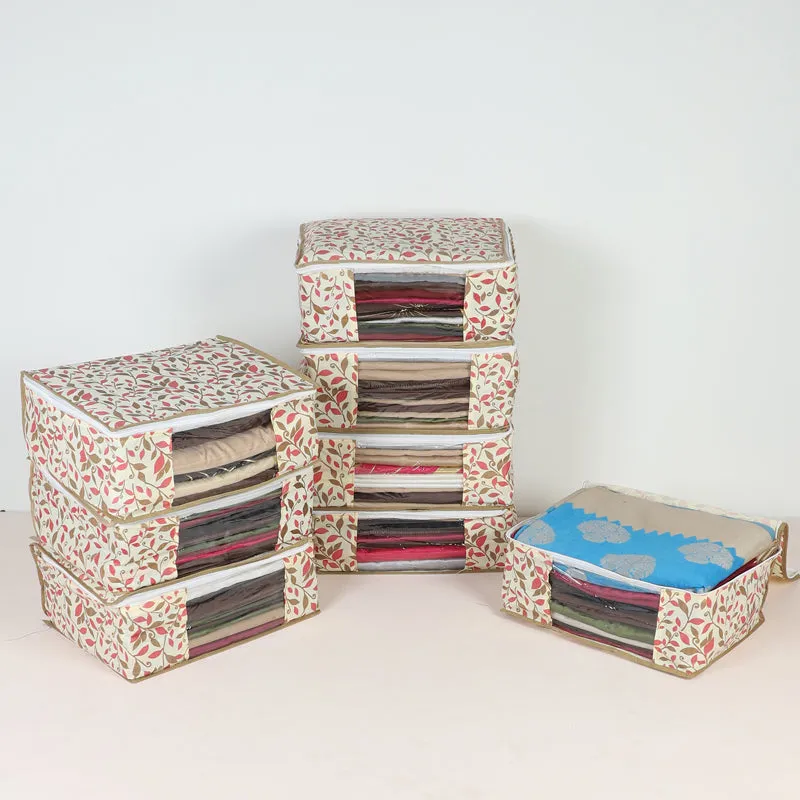 Flair Floral Saree Cover - Set Of Eight media 1