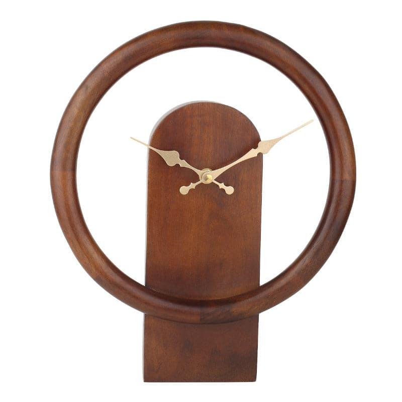 Hover Wall Clock - Brown media 3