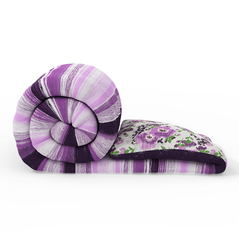 Lilac Shore Stripe Comforter - 120 GSM media 5