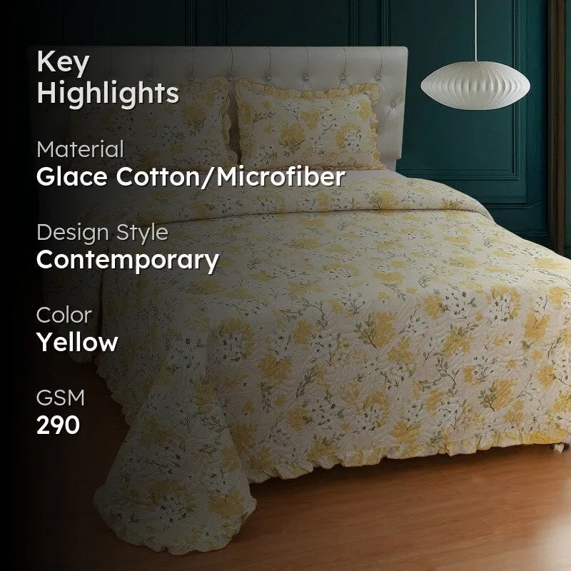 Mustard Flowers Bedcovers media 2