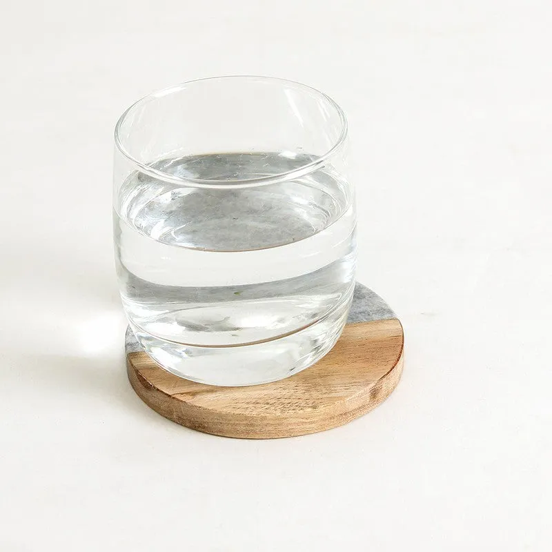 Handcrafted Wooden & Stone Coasters - Set Of Four media 4