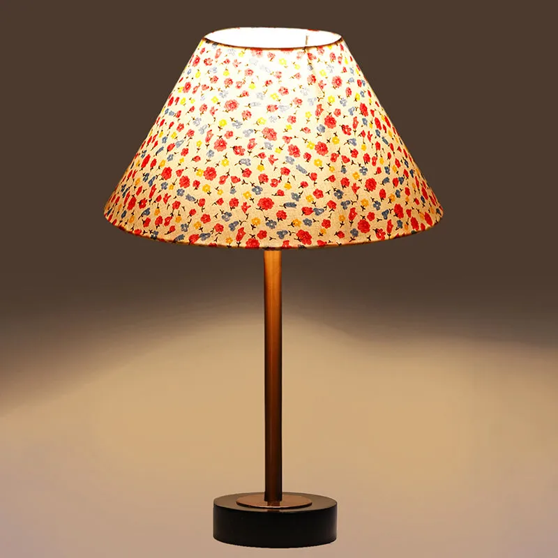 Fleura Conical Wooden Table Lamp - Multicolor media 6