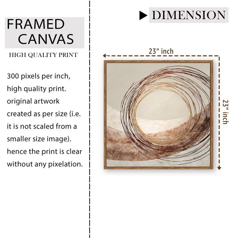 Deserted Spiral Canvas Wall Art With Frame media 8