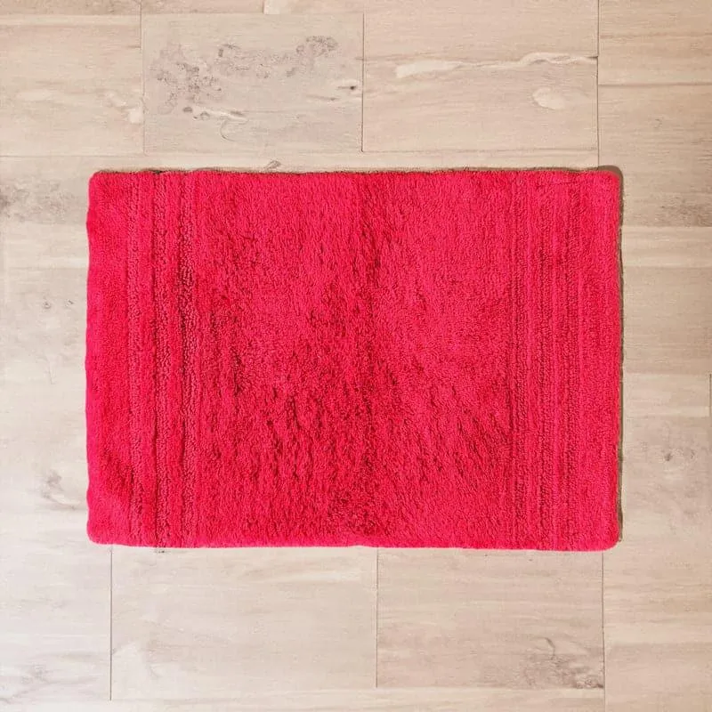 Micro Cotton Cloud Soft Bathmat - Red media 1