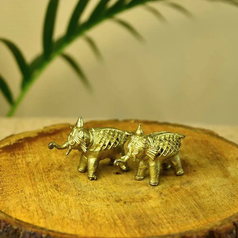 Ethnic Royal Gajendra Showpiece - Set Of Two media 6