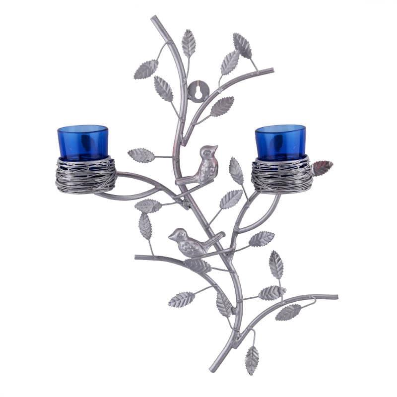 Argentum Stem Candle Holder Votive - Blue media 3