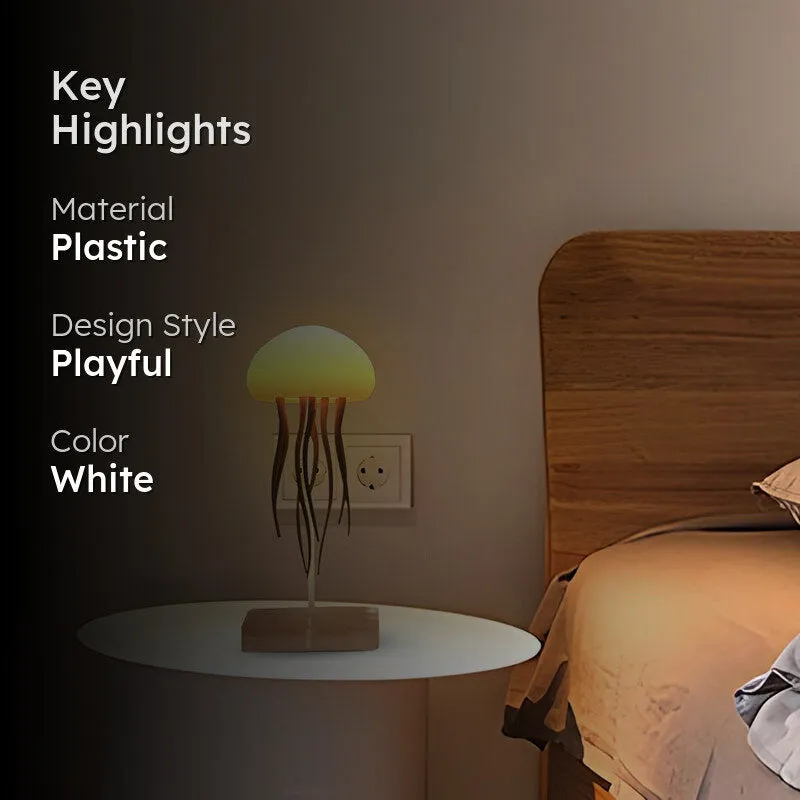 Drifta Rechargeable LED Jelly Fish Table Lamp - White media 2