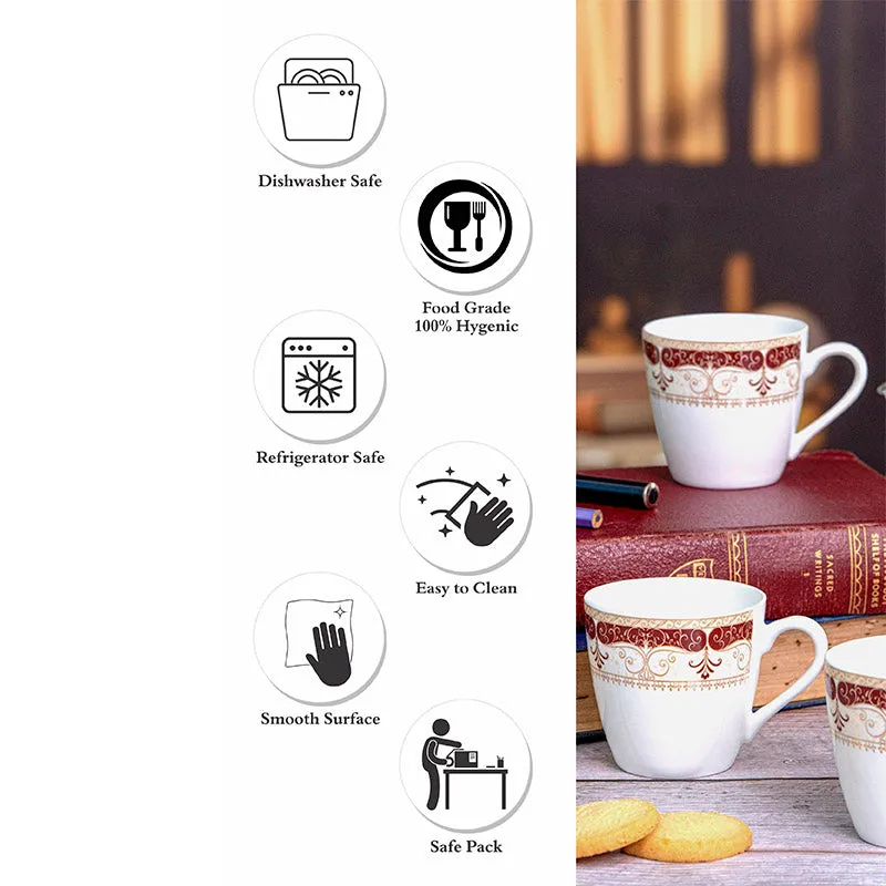 Sonaki Bone China Tea Cup (150 mL Each) - Set of Six media 4