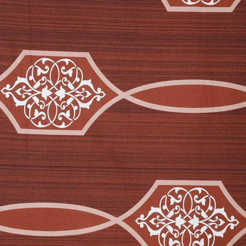 Swayam Jhankar Jill Cotton Bedsheet (Wine) - 200 TC media 4