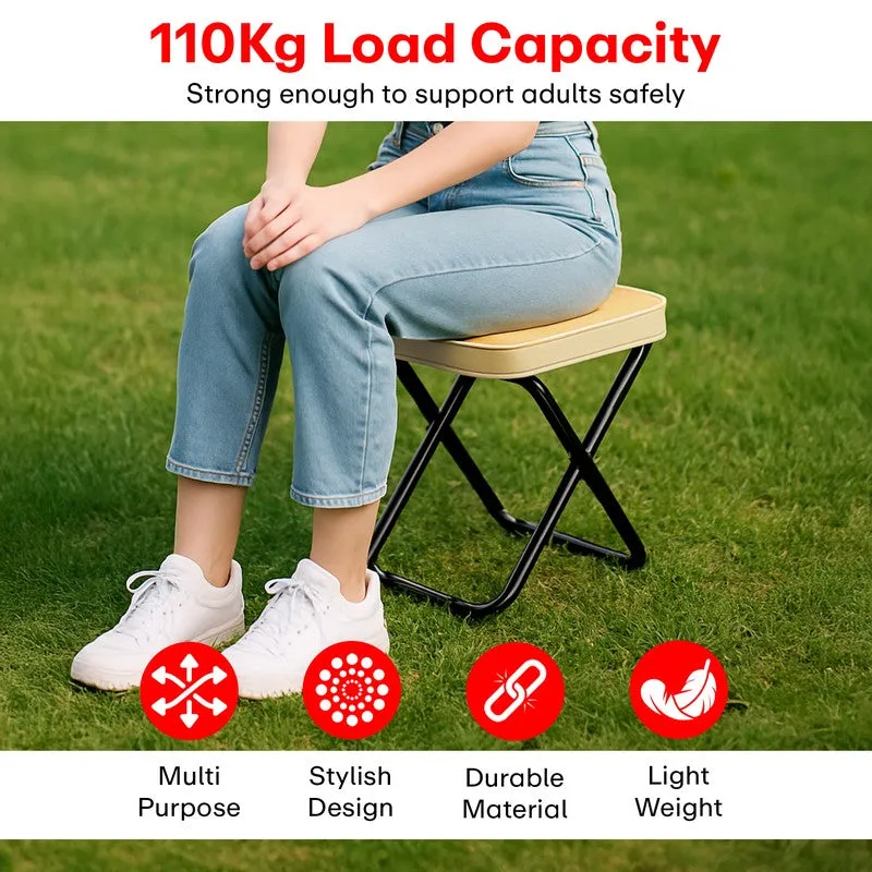 Rioware SoftSeat Steel Compact Stool - Beige media 8