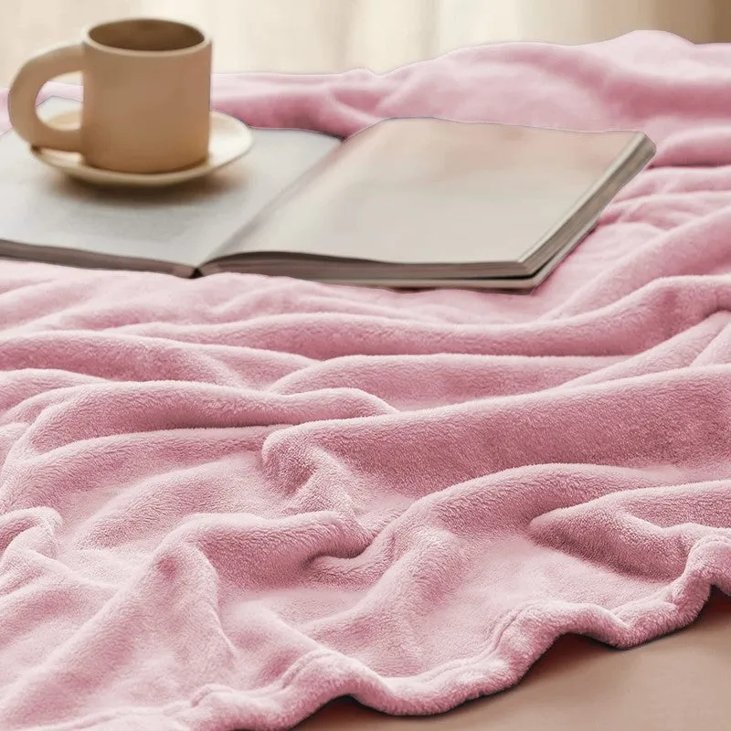 Soft Elite Blanket(Pink) - 220 GSM media 3