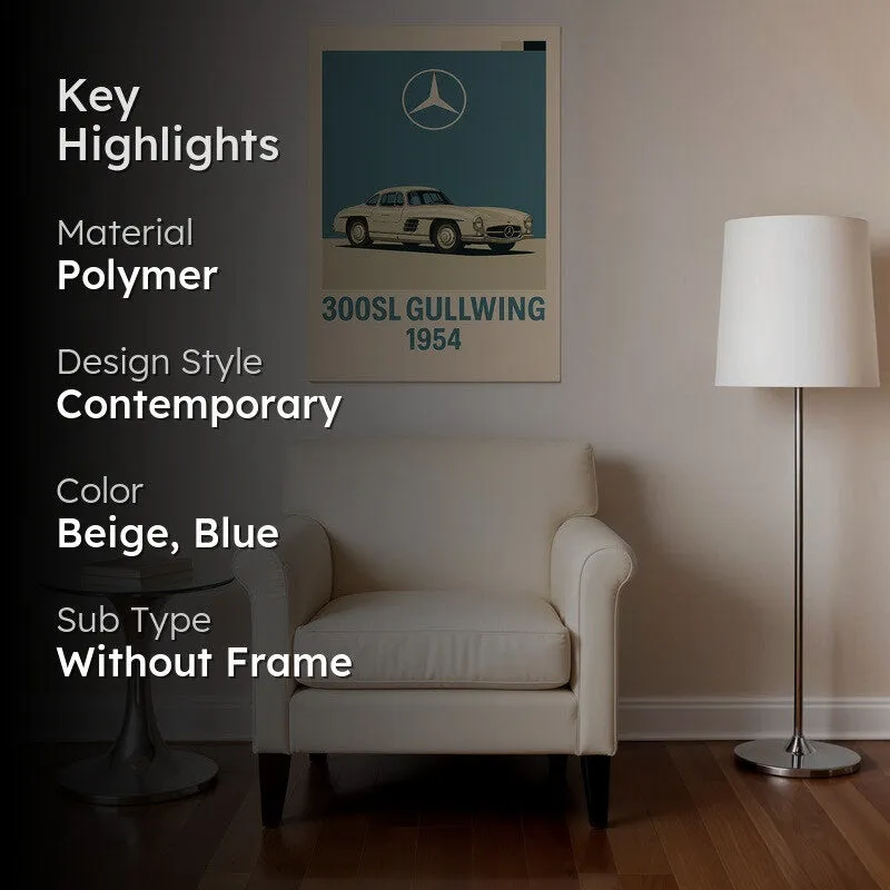 Gullwing Elegance Wall Poster media 2