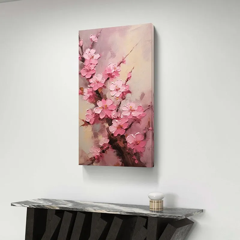 Sakura Pink Wall Painting media 4