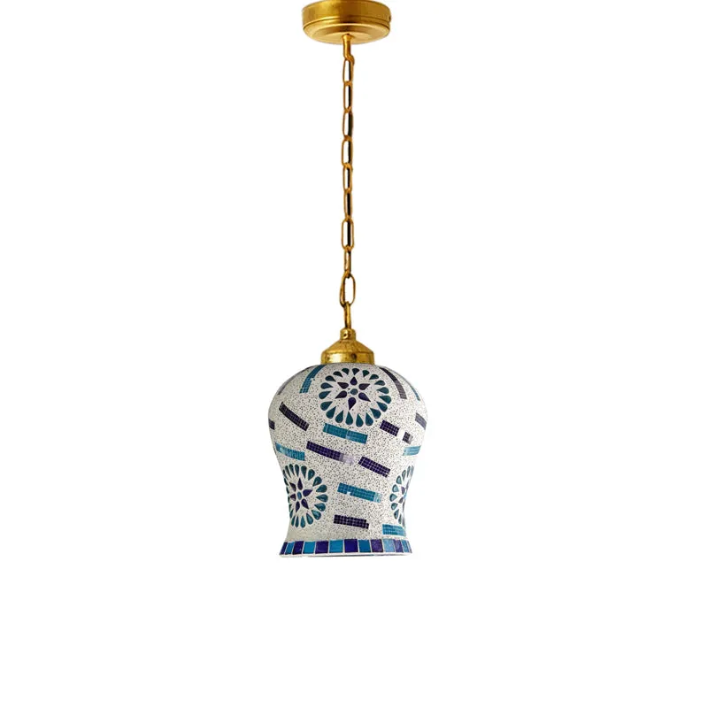 Mosaic Flora Glass Ceiling Lamp media 4