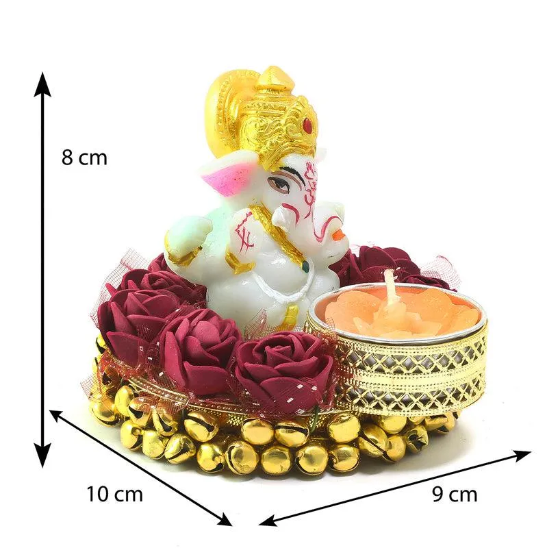 Ganesha Deep Tealight Candle Holder media 7