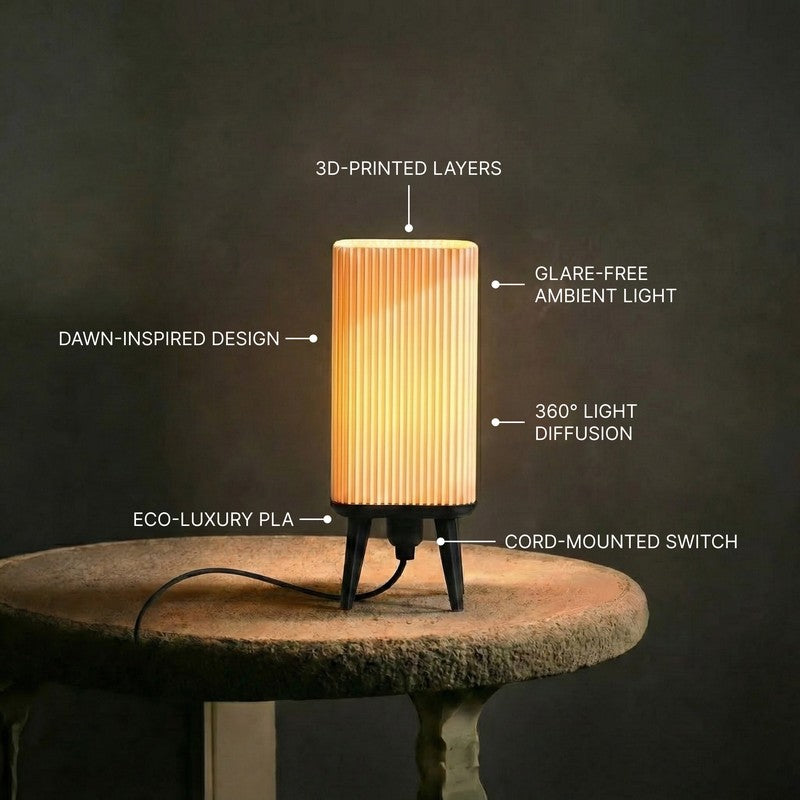 Fig Living Layers Edition Dawn Table Lamp - OffWhite media 5
