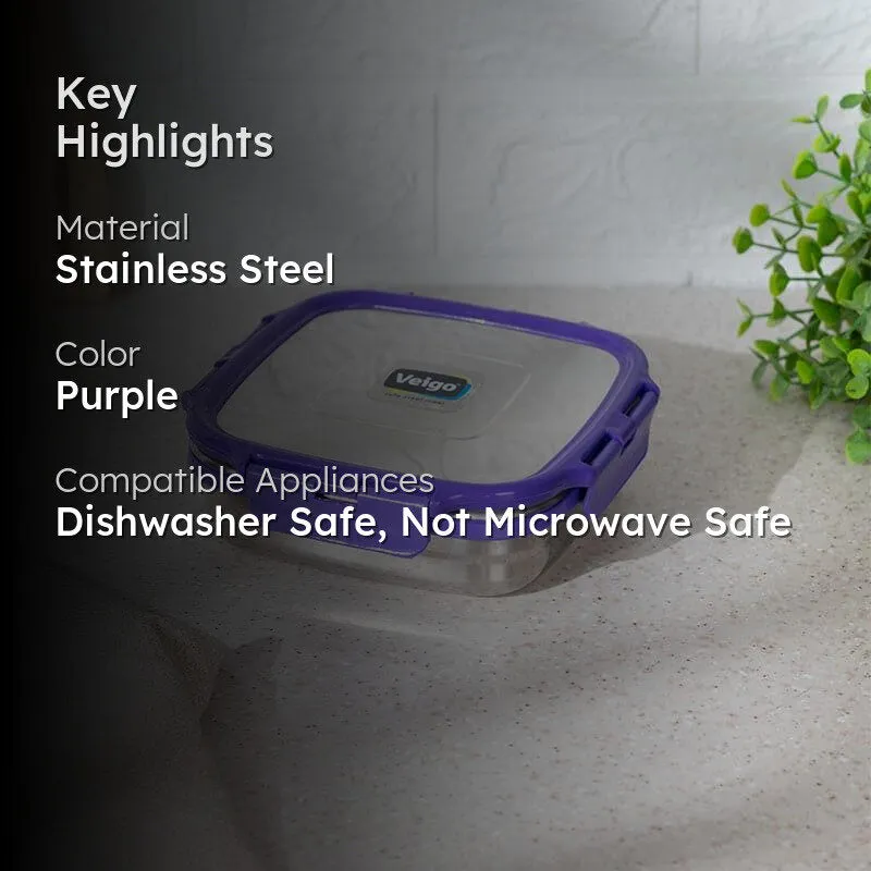 Ritaro Lunch Box (Violet) - 550 mL media 2