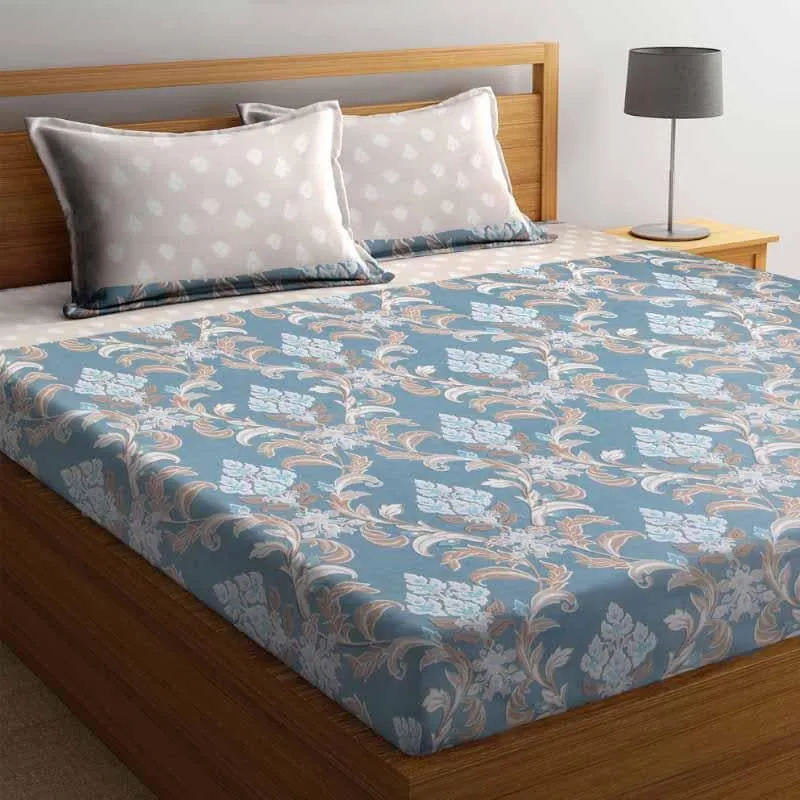 Pristine Paisley Printed Bedsheet - 180 GSM media 3