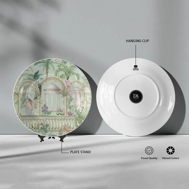 Greek Inspired Mughal Garden Wall Plate media 5