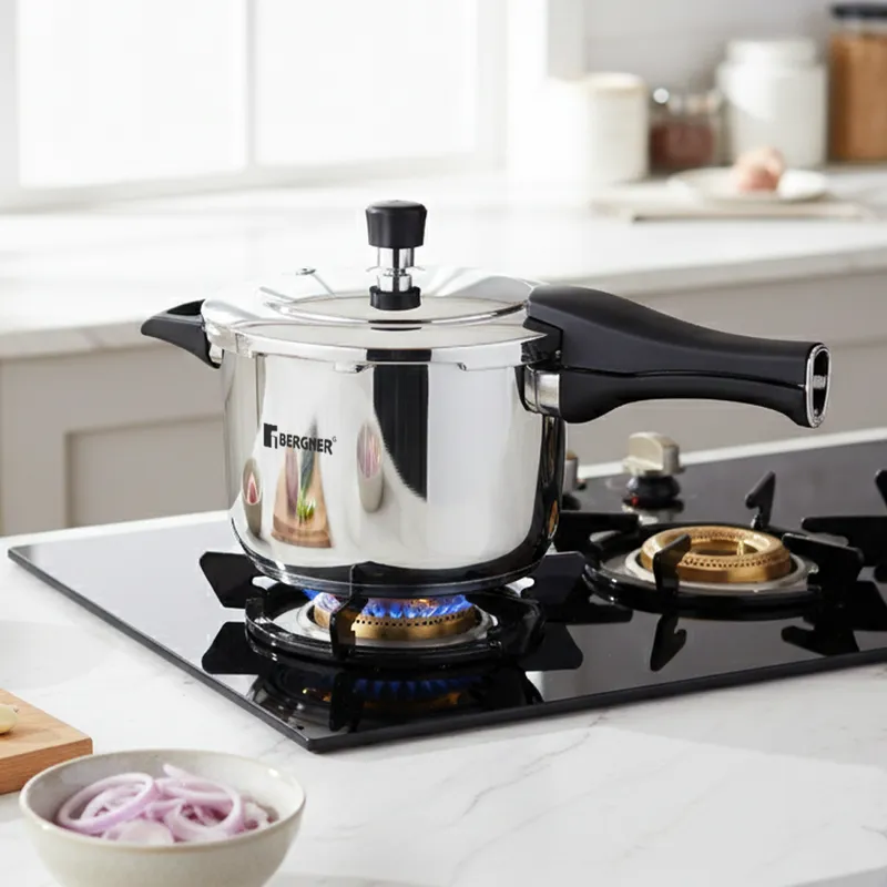 Bergner Induction Safe Pressure Cooker - 5000 ml/20 inches media 1