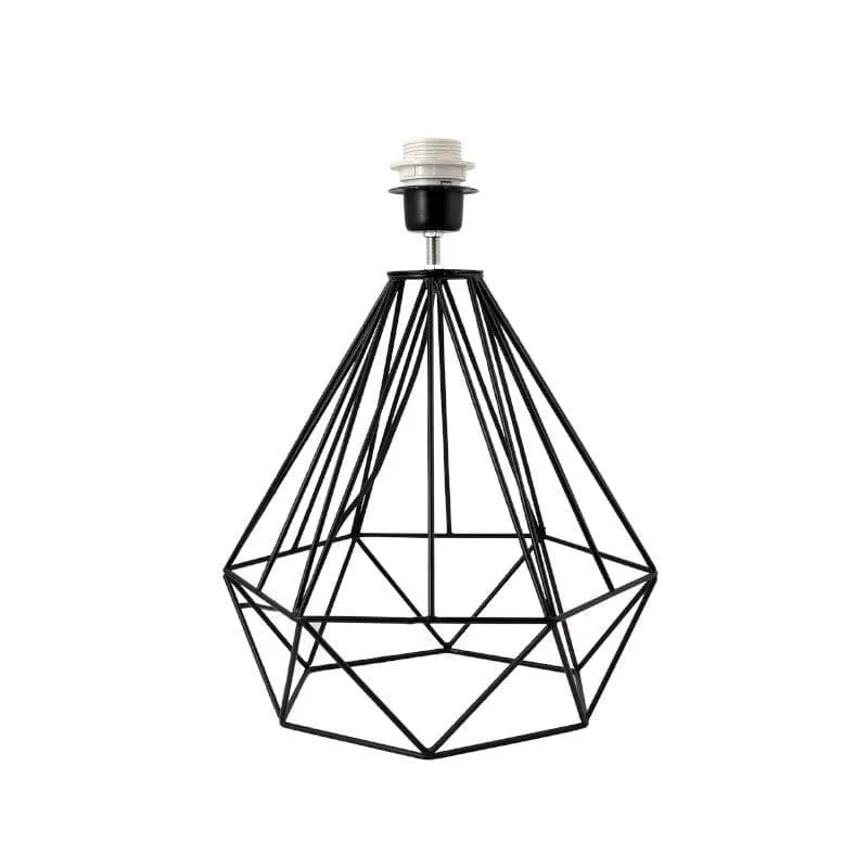 Diamond Dust Fabric Table Lamp - Red,Black media 5