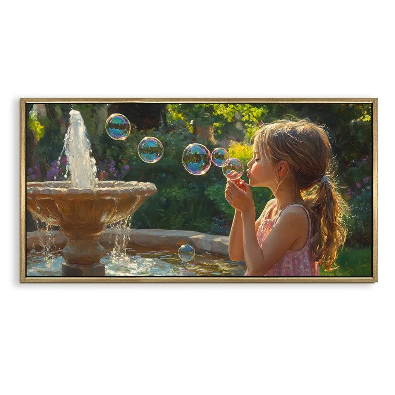 Innocence Canvas Wall Painting With Frame media 3