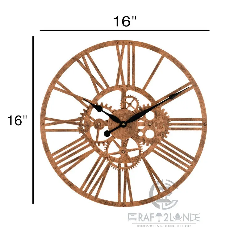 Strike Silent Wall Clock - Bronze media 7