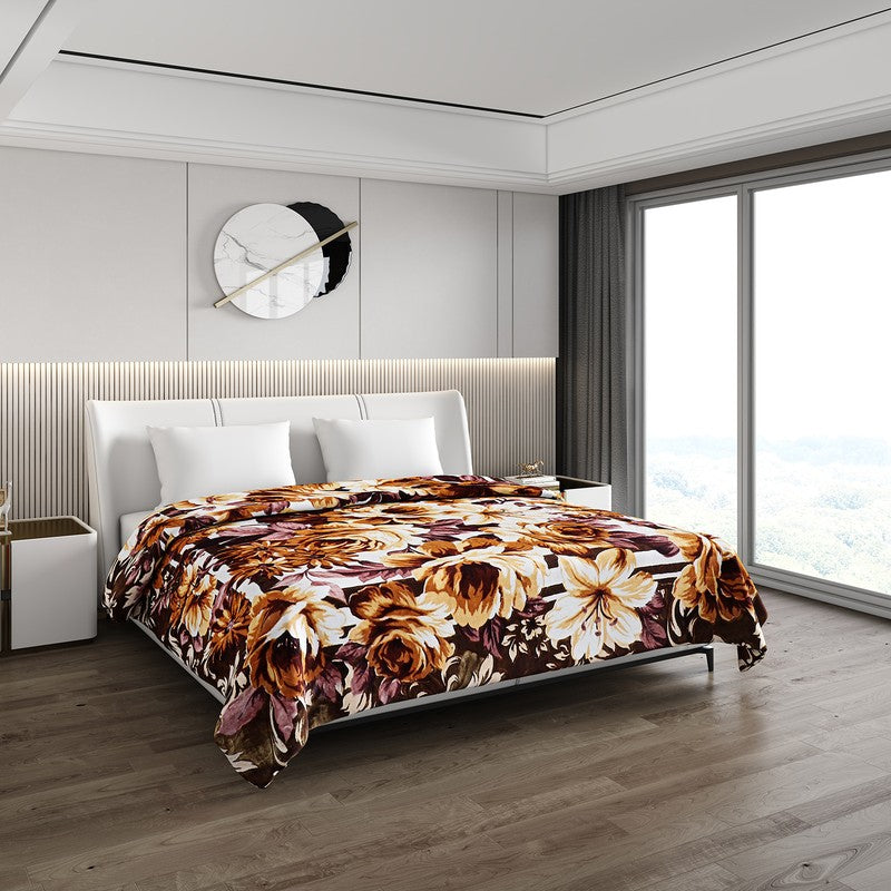 Monte Carlo Autumn Blossom Blanket - 1000 GSM