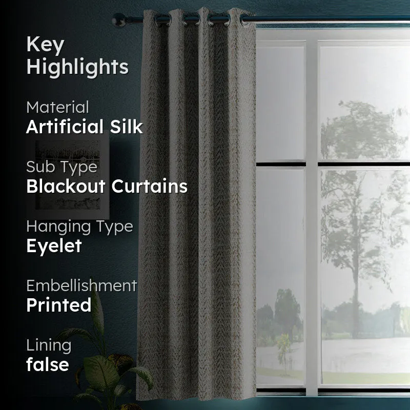Winifred Jacquard Blackout Curtain media 2