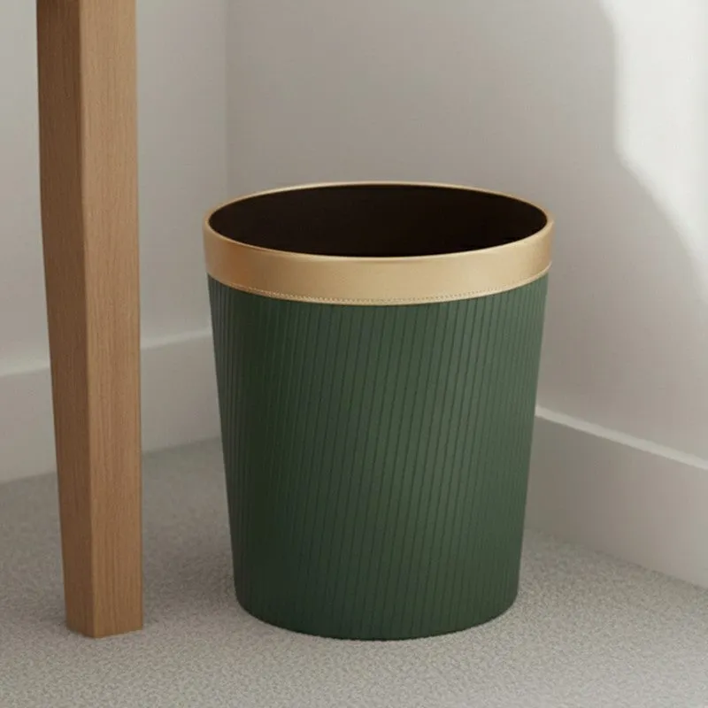 AarviDecor Moderno Faux Leather Dustbin media 5