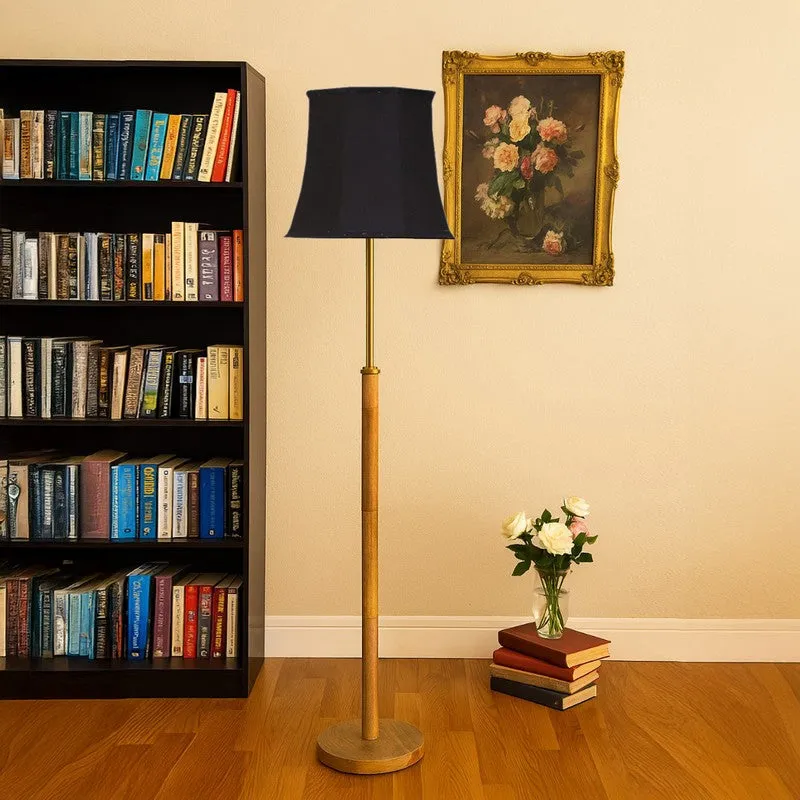 Horizon Beam Wooden Floor Lamp - Black media 4