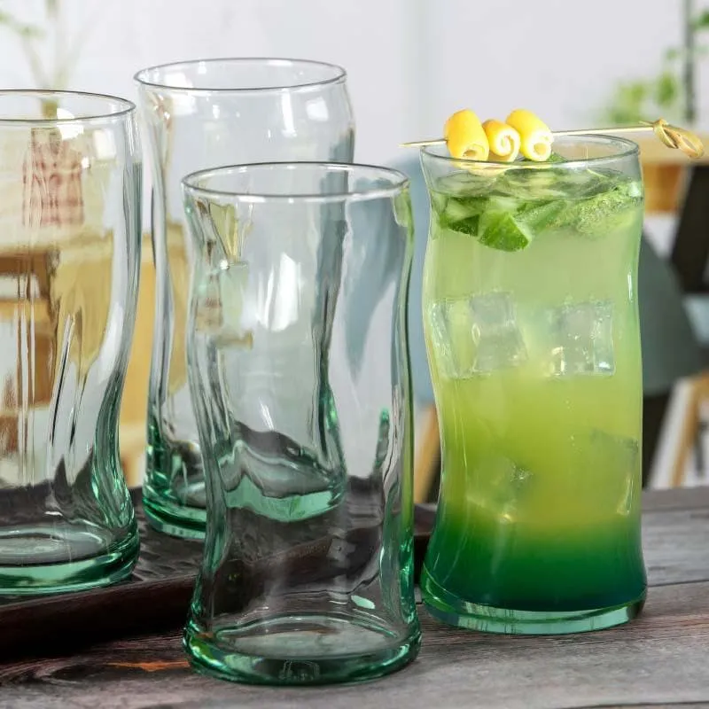 Pasabahce Curvisoy Glass Tumbler (440 ML) - Set Of Four media 1
