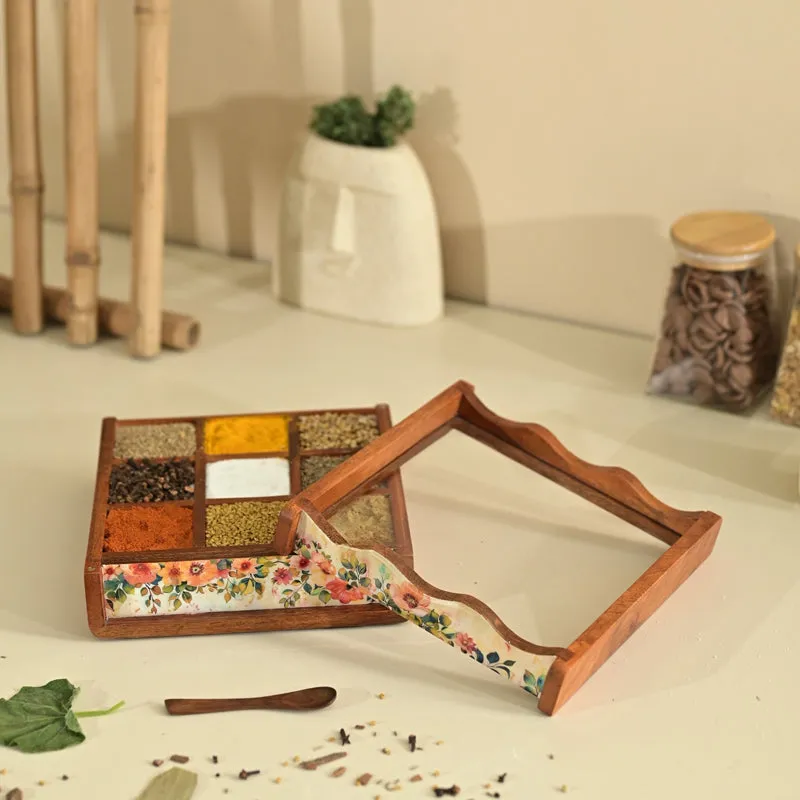 Spice Garden Wood Masala Box media 4